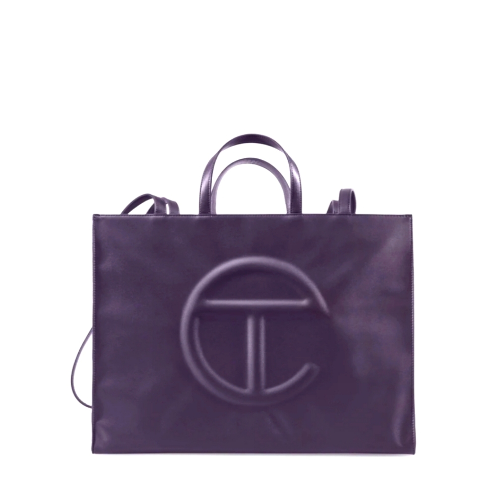 Large Telfar Bag Eggplant